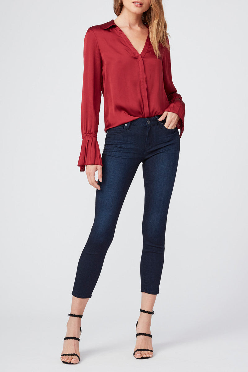 Abriana Shirt - Deep Garnet