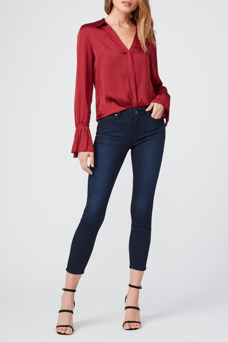 Abriana Shirt - Deep Garnet