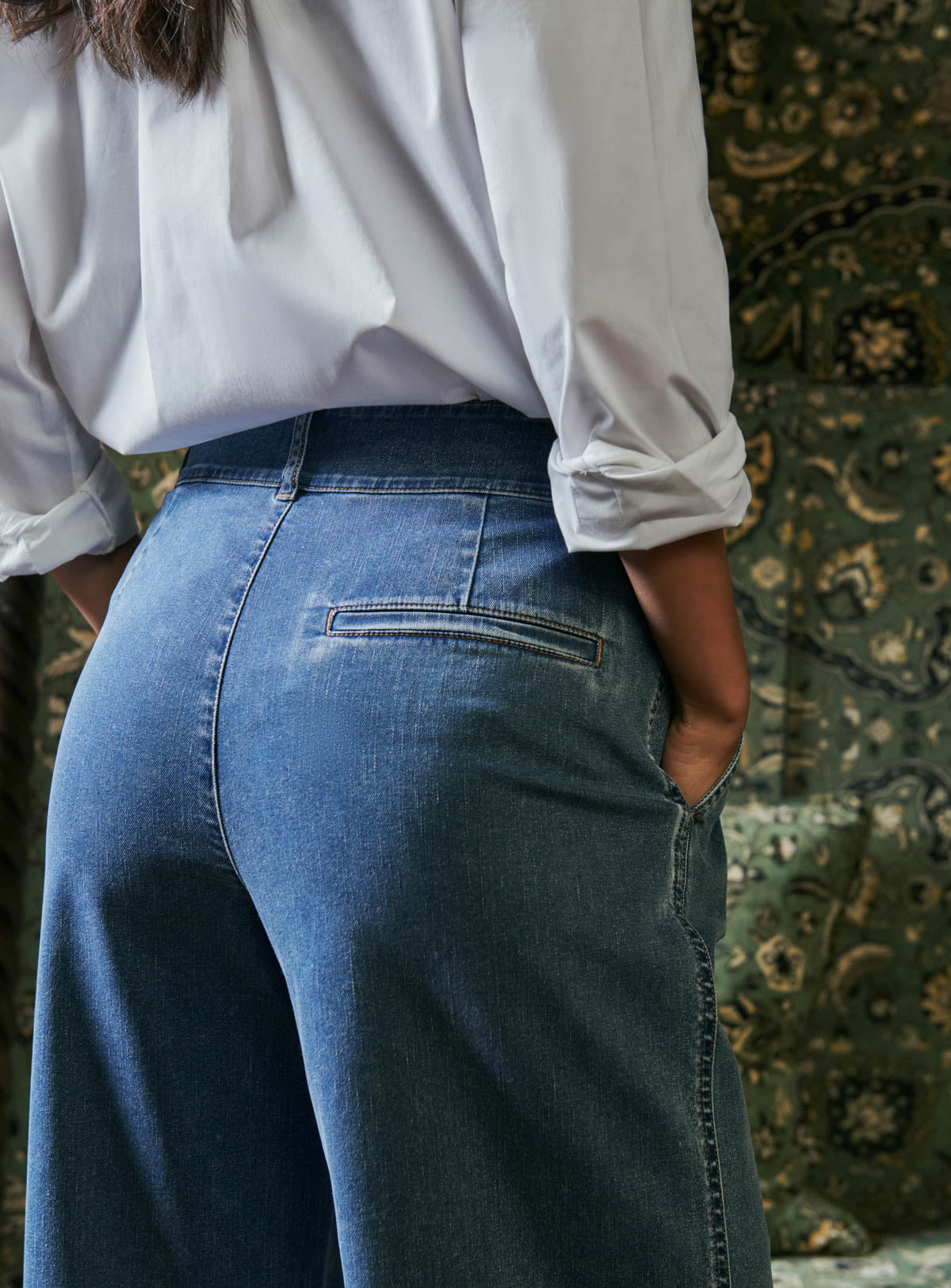 Petite Mendigote - Pantalón Pablo con Pinzas - Azul