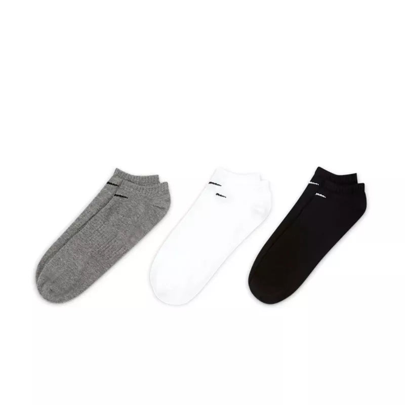 3-Pack Nike Everyday Lightweight Socks - Grey/White/Black