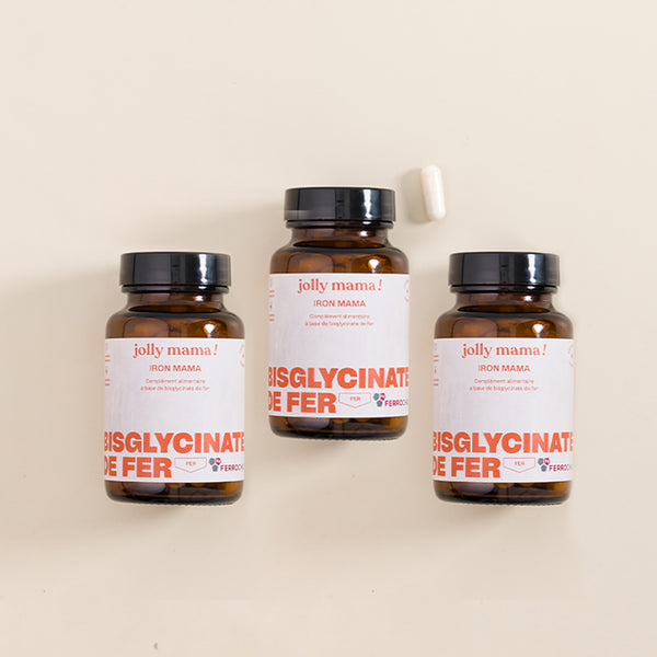 Pack De 3 Iron Mama (Bysglicinate De Fer)