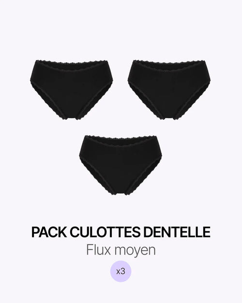 Pack Trio Culotte Dentelle