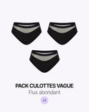 Pack Trio Culotte Vague Noire