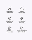 Pack trío de encaje de cintura alta