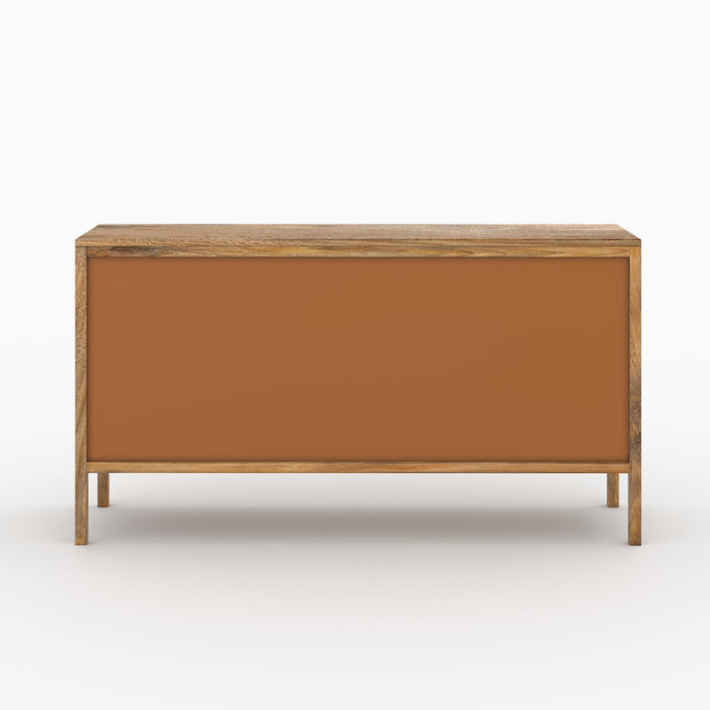 Ensemble Tiki buffet et meuble TV en bois