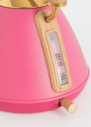 Pack - Petit Grille-Pain Toast Retro + Petite Bouilloire Kettle Retro 1L - Barbie Pink