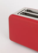 Pack - Petit Grille-Pain Toast Retro + Petite Bouilloire Kettle Retro 1L - Rouge