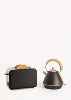 Pack - Small Retro Toaster + Small Retro Kettle 1L - Black