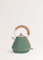 Pack - Tostadora Pequeña Toast Retro + Hervidor Pequeño Kettle Retro 1L - Verde Salvia
