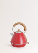 Pack - Petit Grille-Pain Toast Retro + Petite Bouilloire Kettle Retro 1L - Rouge