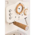 Pack Toast Retro Grille-pain + Thera Retro Cafetière Express Finition Mate - Blanc Cassé
