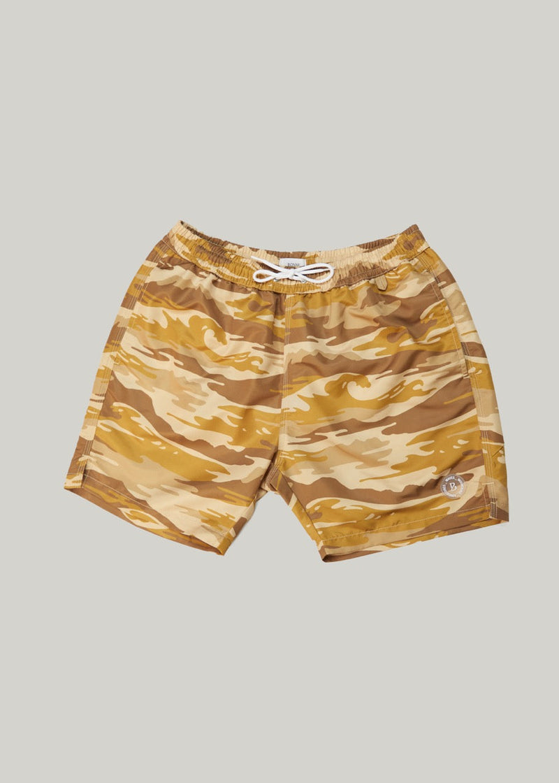 Short De Bain Madrague Camo - Vert