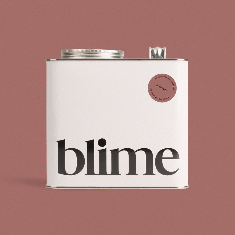 Jerrycan 2,5L de peinture Bella terra - couleur terracotta rouge