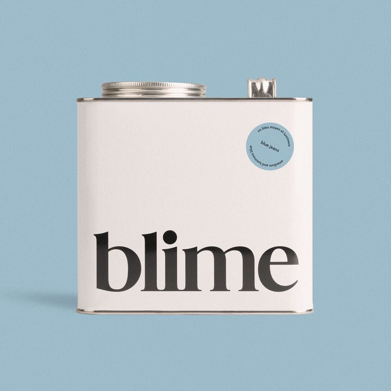 Jerrycan 2,5L de peinture Blue jeans - couleur bleu delave