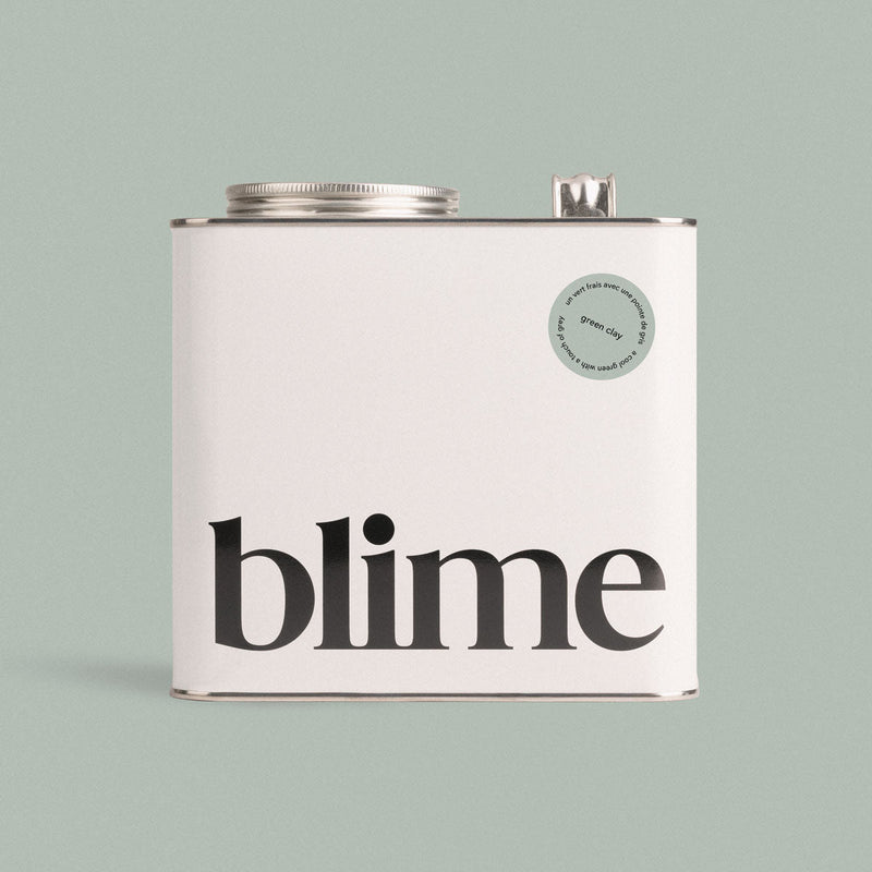 Jerrycan 2,5L de peinture Green clay - couleur vert de gris clair