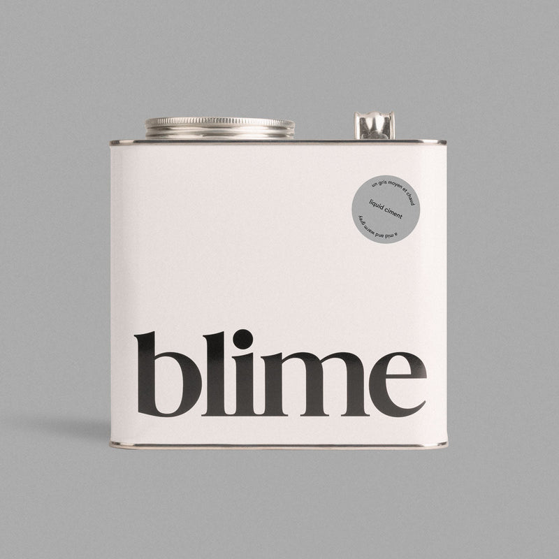 Jerrycan 2,5L de peinture Liquid cement - couleur gris souris