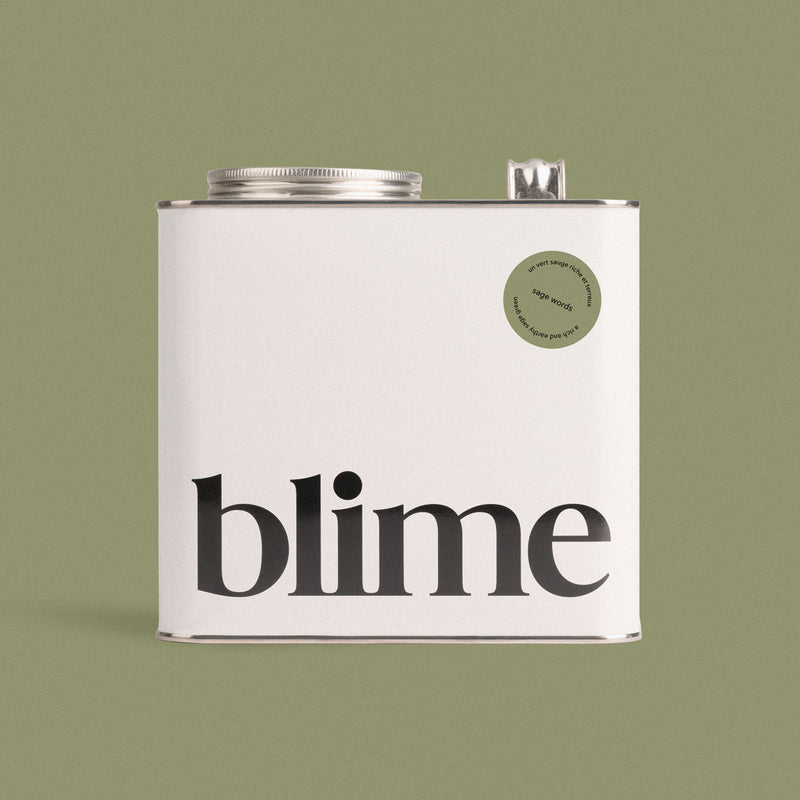 Jerrycan 2,5L de peinture Sage words - couleur verte