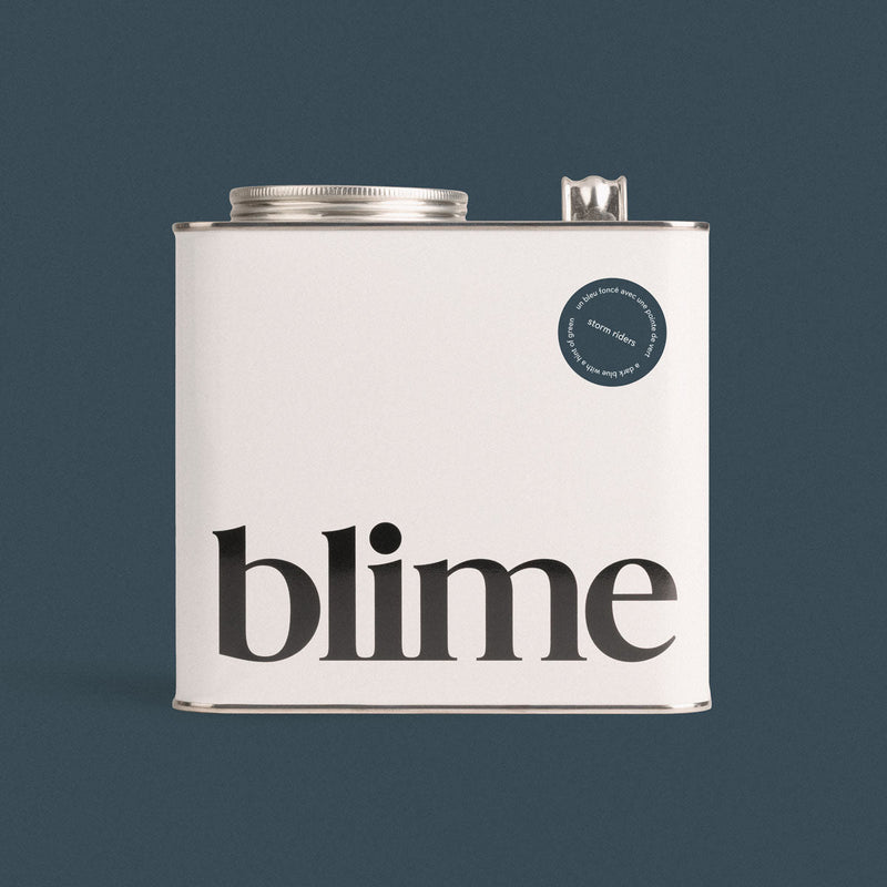 Jerrycan 2,5L de peinture Storm riders - couleur bleu vert fonce