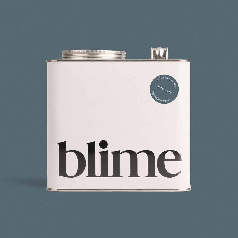 Jerrycan 2,5L de peinture Washed stones - couleur bleu gris