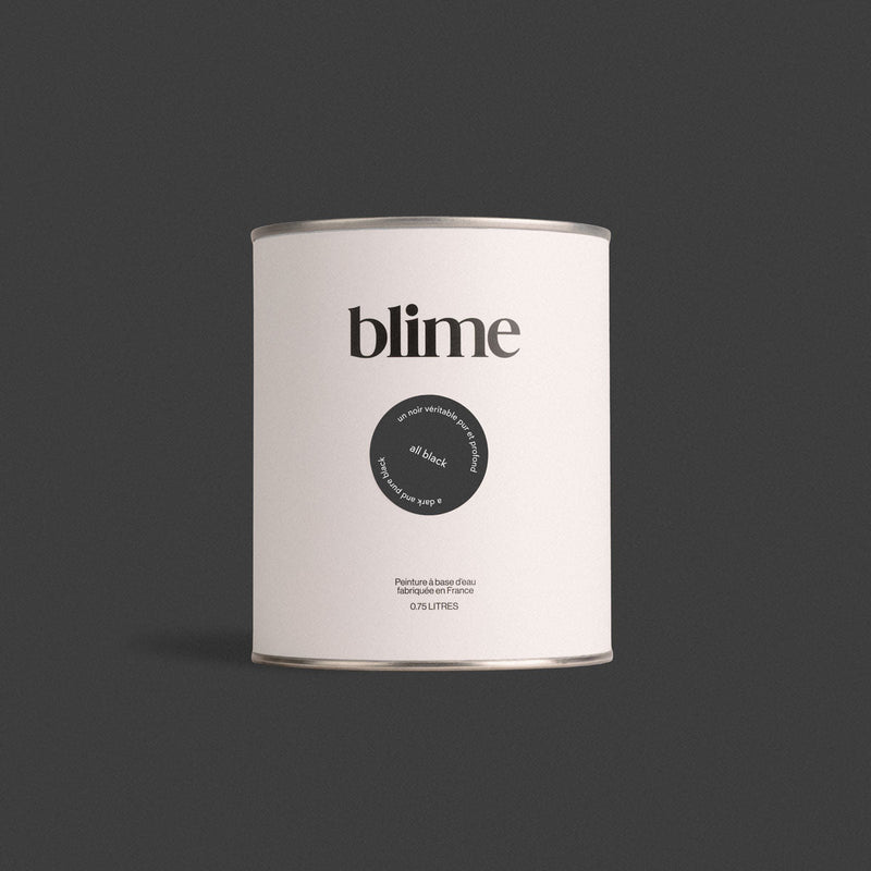 Pot de peinture 0,75L All black - teinte noire