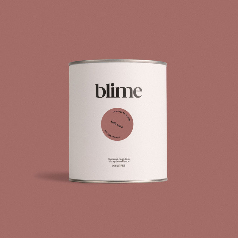 Pot de peinture 0,75L Bella terra - teinte terracotta rouge