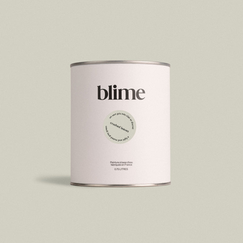 Pot de peinture 0,75L Crushed leaves - teinte gris vert