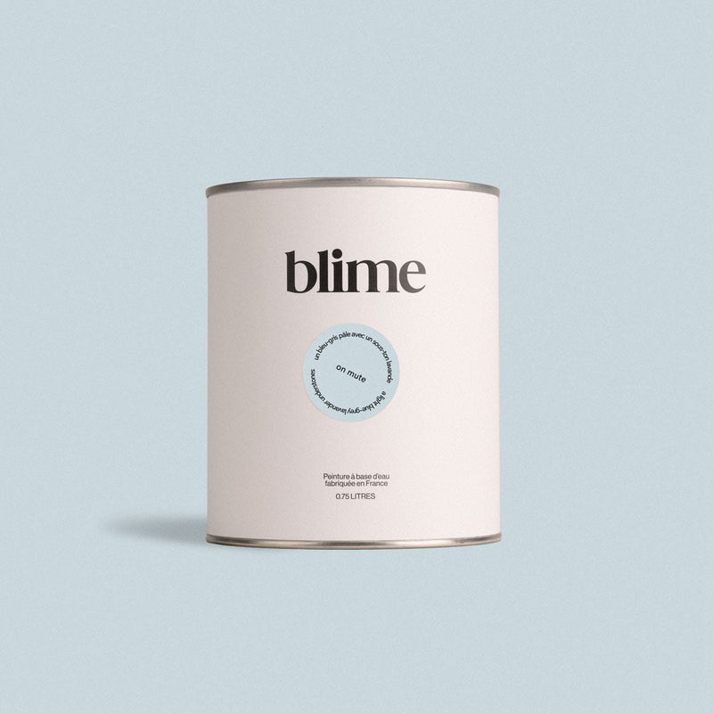 Pot de peinture 0,75L On mute - teinte bleu lavande