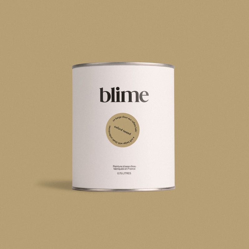 Pot de peinture 0,75L Oxford tweed - teinte vert jaune claire