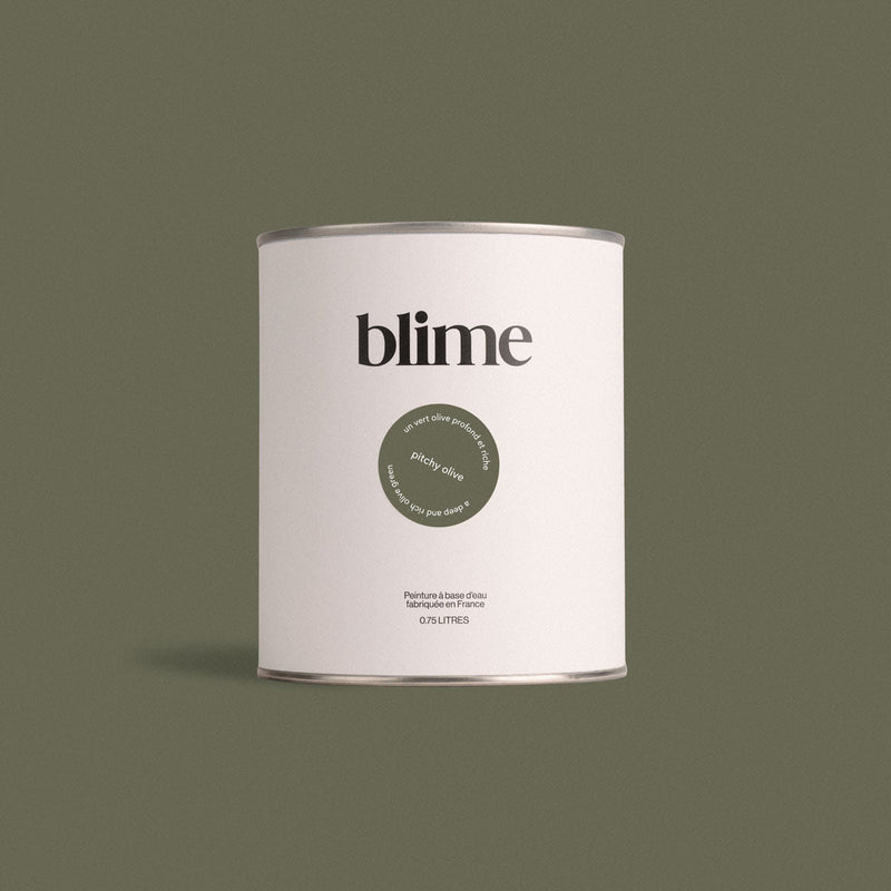 Pot de peinture 0,75L Pitchy olive - teinte vert olive fonce