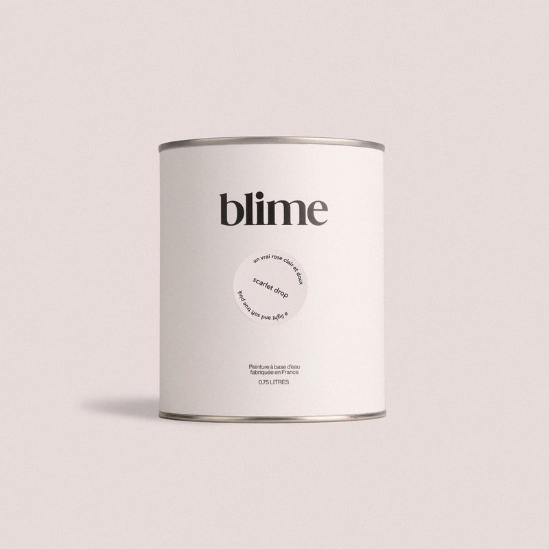 Pot de peinture 0,75L Scarlet drop - teinte rose pale