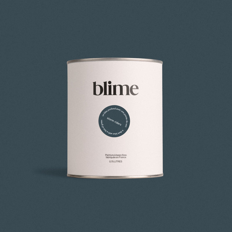 Pot de peinture 0,75L Storm riders - teinte bleu vert fonce