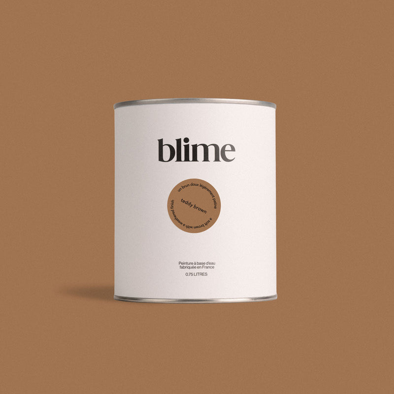 Pot de peinture 0,75L Teddy brown - teinte brun caramel