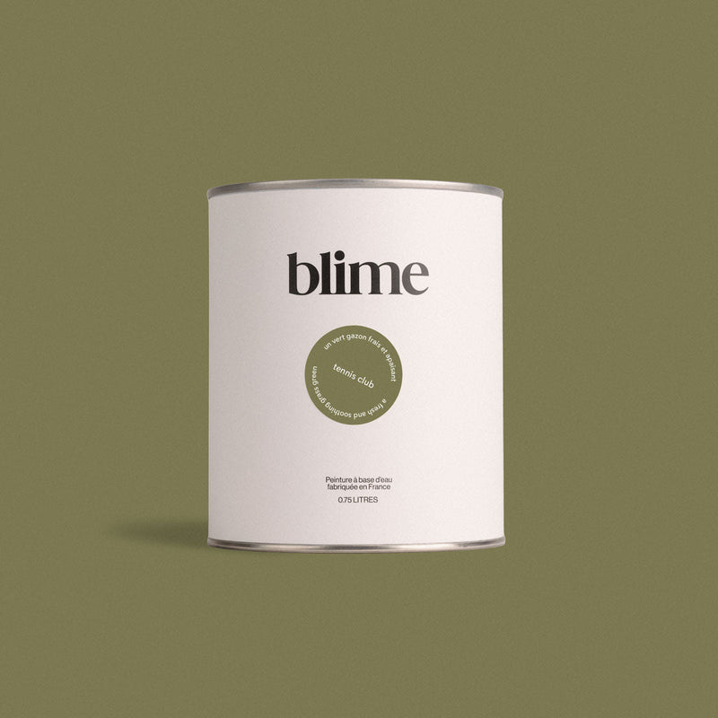 Pot de peinture 0,75L Tennis club - teinte vert kaki