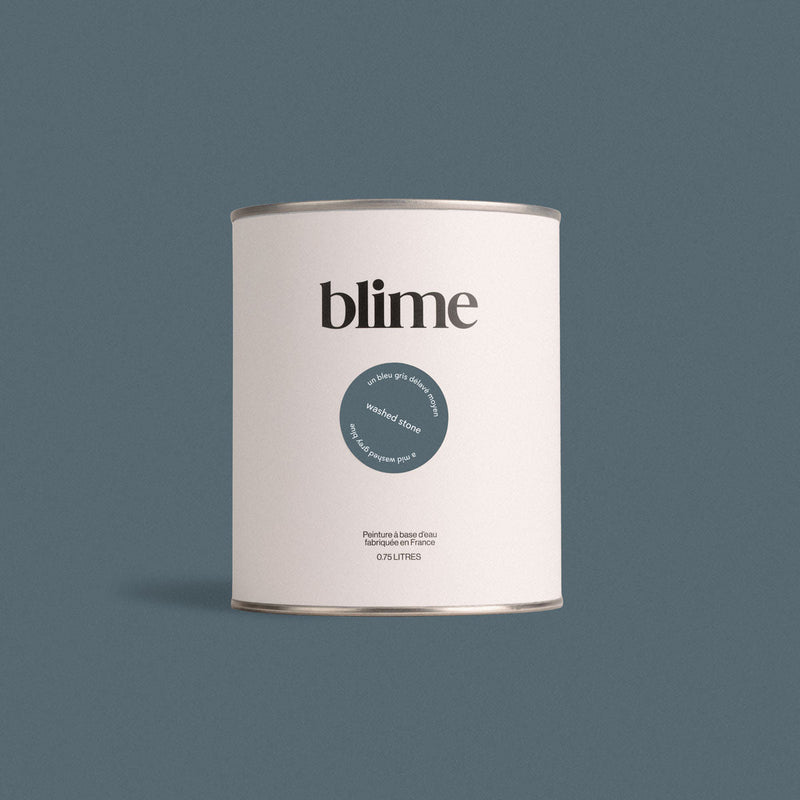 Pot de peinture 0,75L Washed stones - teinte bleu gris