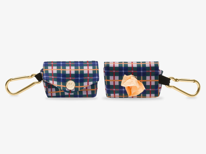 Pochette Pour Sacs À Crottes - Tartan Violet