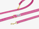 Laisse Fuchsia Cha-Cha Paillettes - Chien