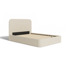 Nova Storage Bed - Beige Fabric