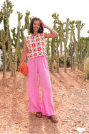 PACO Rose - Top Crochet
