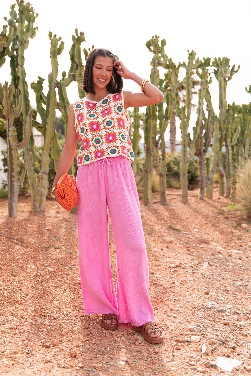 PACO Rose - Top Crochet