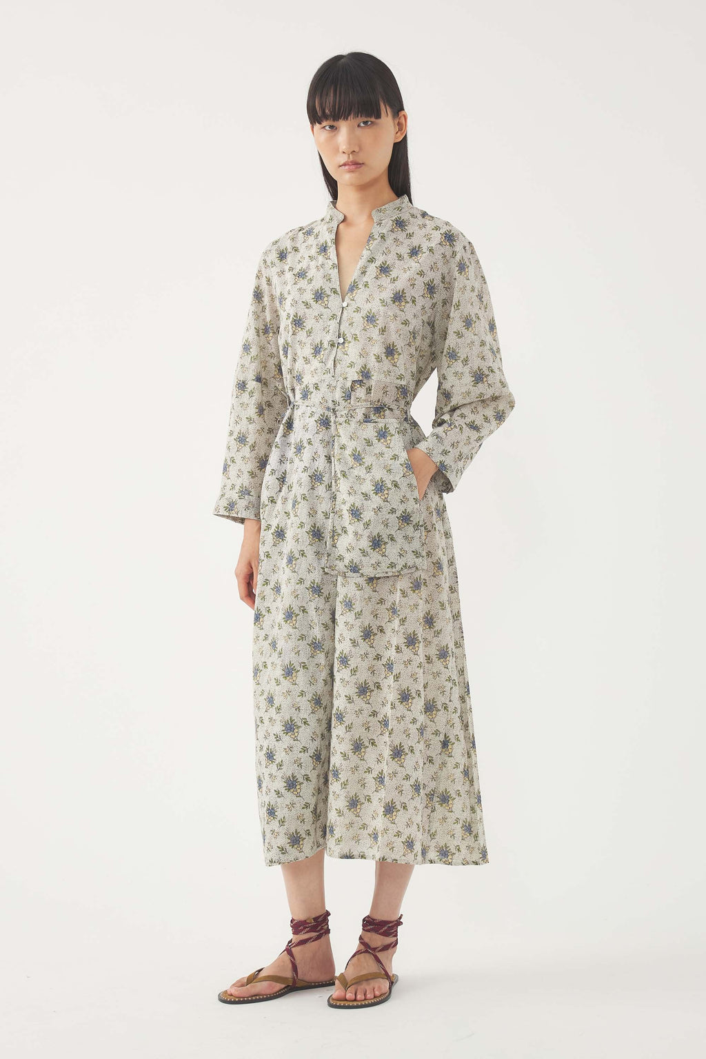 Robe Longue Pada - Gris
