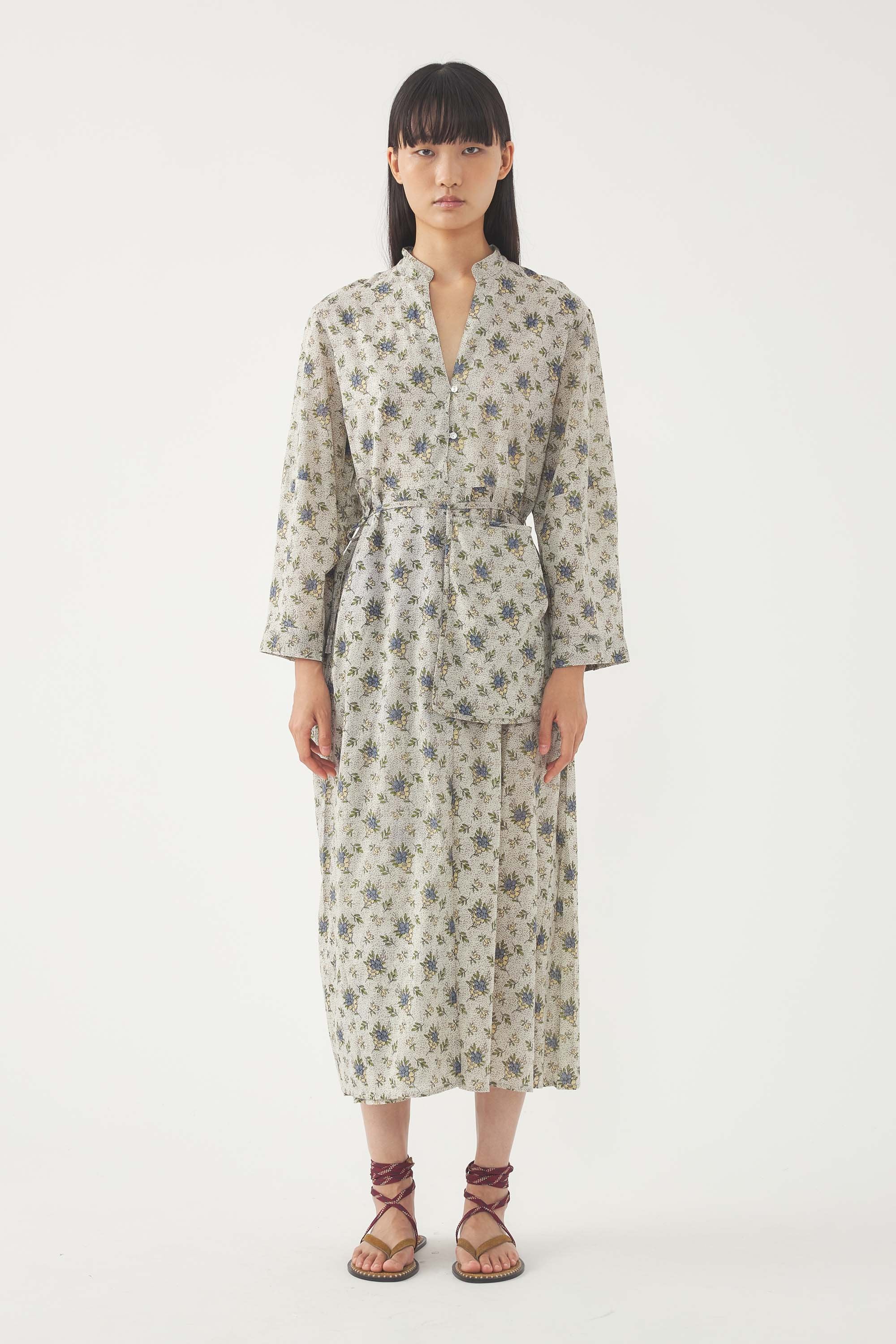 Robe Longue Pada - Gris