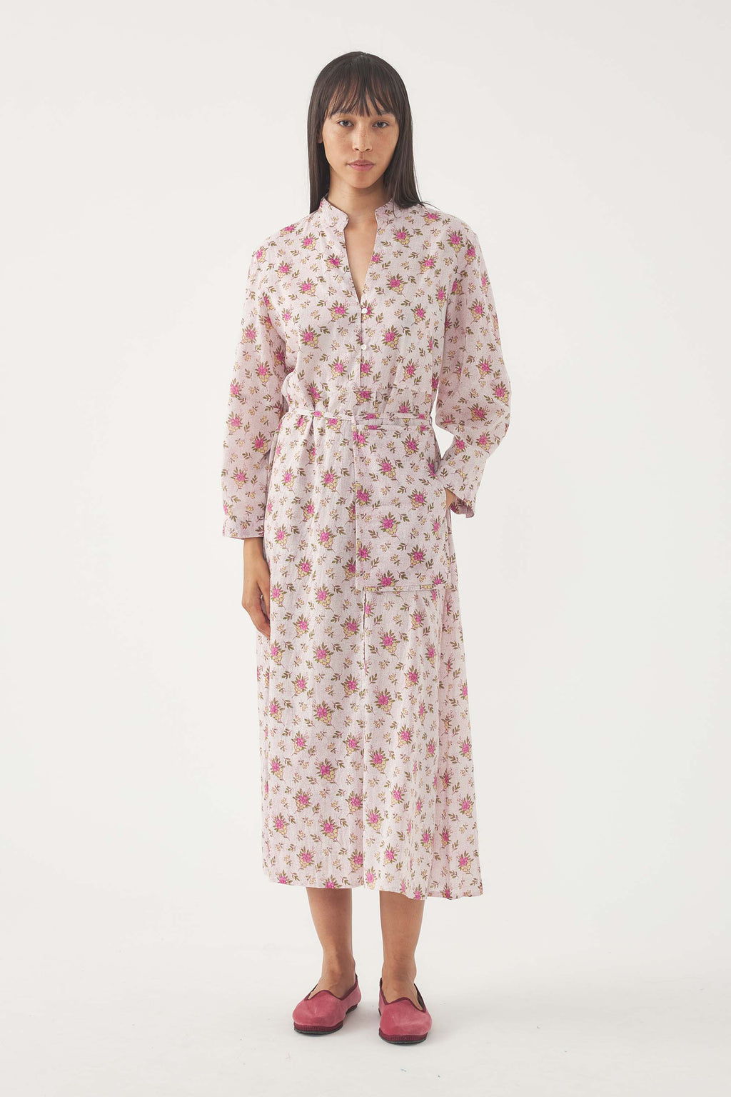 Robe Longue Pada - Rose