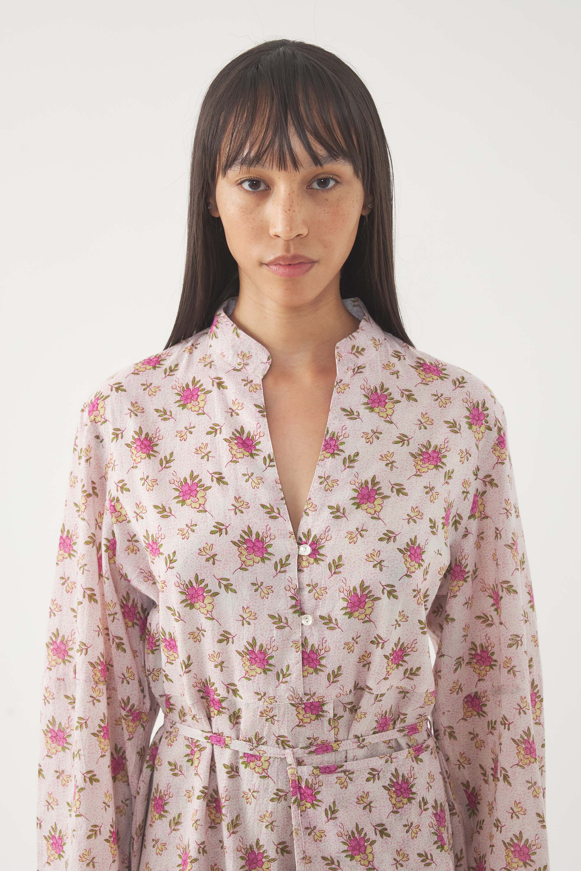Robe Longue Pada - Rose