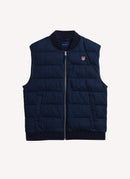 Gant - Gilet Denim Rembourré - Mid Blue Worn In - Homme