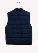 Gant - Gilet Denim Rembourré - Mid Blue Worn In - Homme