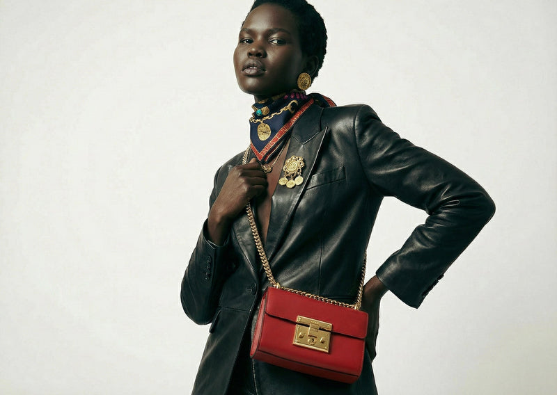 Gucci Padlock Bag Red Leather