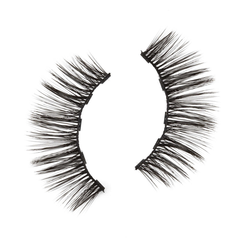 Par de Pestañas Postizas Magnéticas Efecto Natural + Delineador de ojos