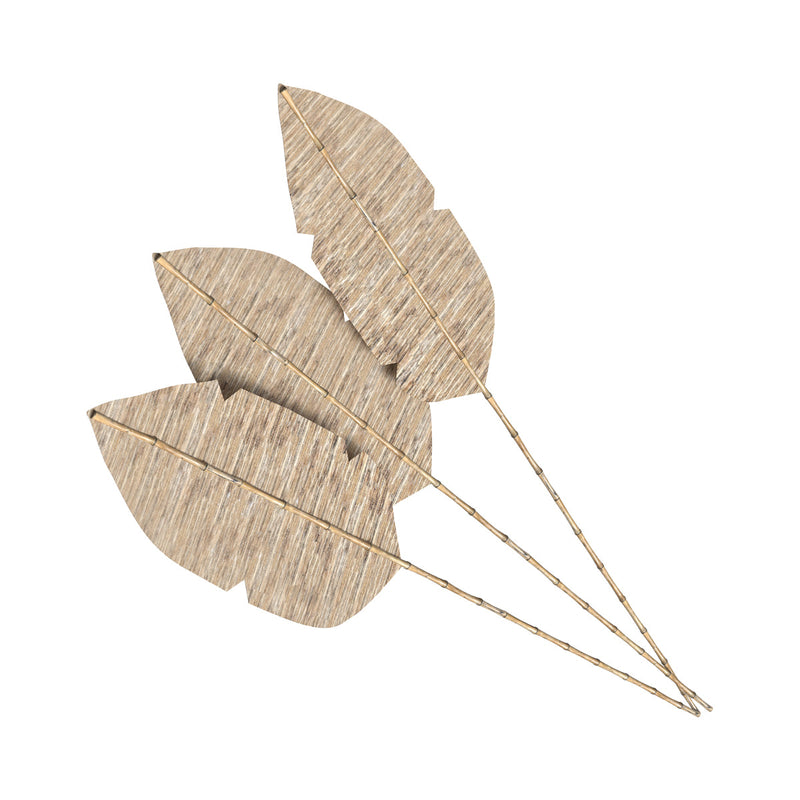 Palmes Major en bambou naturel (lot de 3)