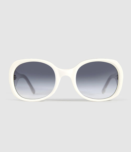 Rendel Paris - Lunettes De Soleil Pamela Off White Gradient Blue Grey - Femme