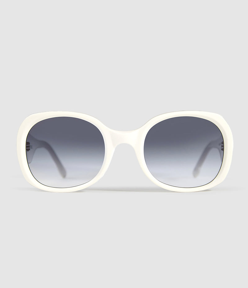 Rendel Paris - Lunettes De Soleil Pamela Off White Gradient Blue Grey - Femme